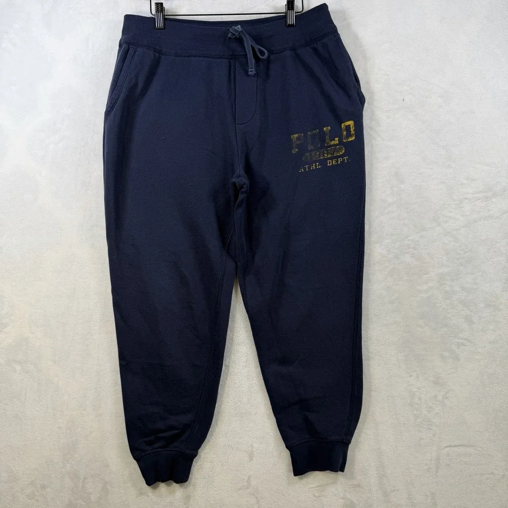 Polo Ralph Lauren Men's Big & Tall Navy POLO Athl. Dept. Core Fleece Sweatpants